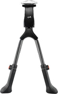 Lumintrail Center Mount Bike Double Leg Kickstand - Adjustable Height Kick Stands for 24, 26, 27.5, 29 Inch Adult Bicycles - Perfect for Cruiser, Road and Hybrids