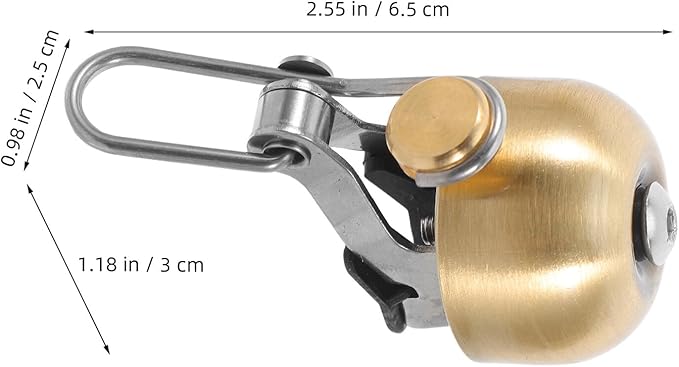 Retro Bike Bell Copper Alloy Vintage Cycling Bell Unique Sound Universal Bike Accessory Road Mountain Riding Safety