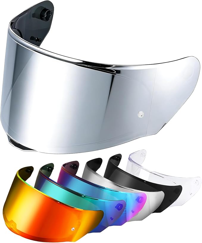 Helmet Visors Face Shield Replacement,For Assault/Rapid/Stream Helmet Visor Accessories (Chrome Silver)