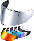 Helmet Visors Face Shield Replacement,For Assault/Rapid/Stream Helmet Visor Accessories (Chrome Silver)