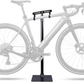 Bike Stand Floor Parking Bike Rack – Foldable Bicycle Stand Storage Holder for MTB & Road Bikes – Fits up to 2.4" Tires – Floor Rack for Indoor Garage