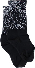 Handup FootDown Cycling Socks - Non Compression Lightweight 90% Nylon 10% Spandex Blend Socks - Made in the USA