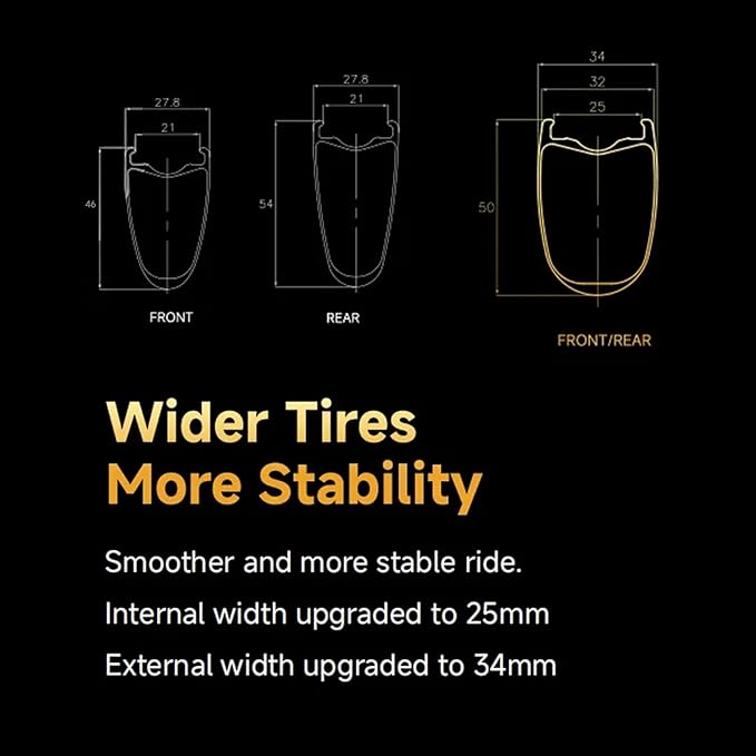 WINSPACE ROUTTE3 Road Bike Carbon Fiber Spokes Wheels 700C Ultralight 1390g Disc Brake Clincher 50mm Depth Carbon Wheelset Tubeless Ready
