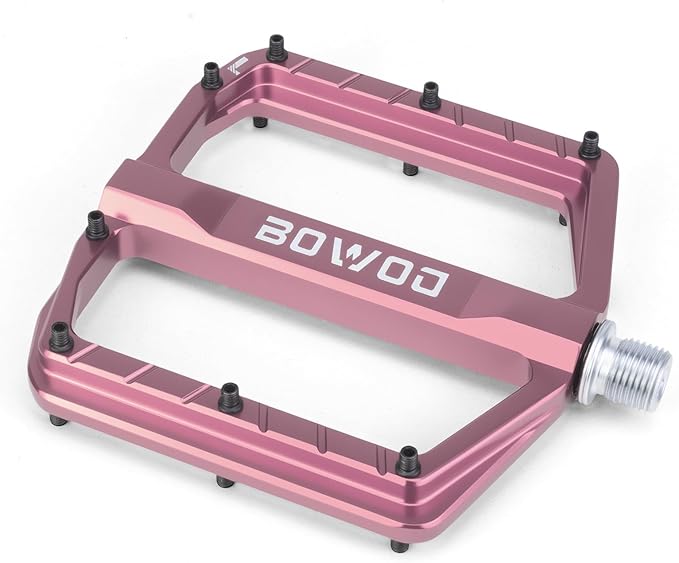 Bike Pedals 9/16" Lightweight Non-Slip Bicycle Platform Pedals - Fits Most Adult Bikes & Mountain Bikes &MTB, Road Bikes and Slip-Resistant Design