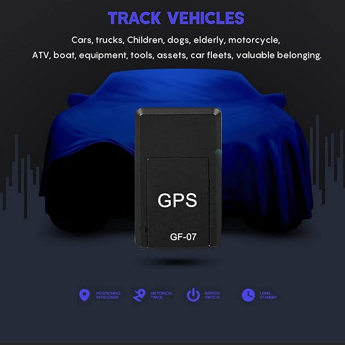 GPS Tracker for Vehicles, Mini Magnetic GPS Real time Car Locator, Full USA Coverage, No Monthly Fee, Long Standby GSM SIM GPS Tracker for Vehicle/Car/Person 2025 Model