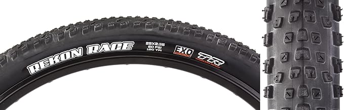 MAXXIS Rekon Race – Dual Compound – 27.5 & 29 – EXO Protection – E25 Rated – Tubeless Ready Semi-Slick XC Race Tire