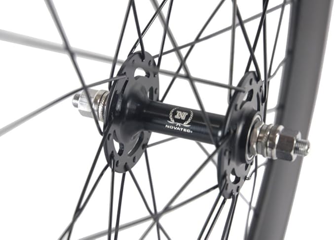 Carbon Fixed Gear Wheelset 700C 88mm Track Wheel Clincher Matte Finish