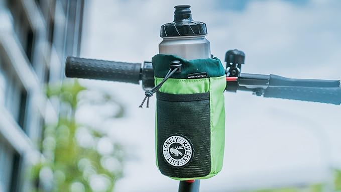 ULAC NEO PORTER C-HOLD Bike Feed Bag for Top Tube, Handlebar, Stem and Saddles (Pink-Aqua, Small)