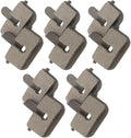 Homoyoyo Mountain Bike Disc Brake Pads 5 Pairs Hydraulic Semi-Metallic Bicycle Brake Pads for Electric Bikes Universal for Trail and Urban Riding