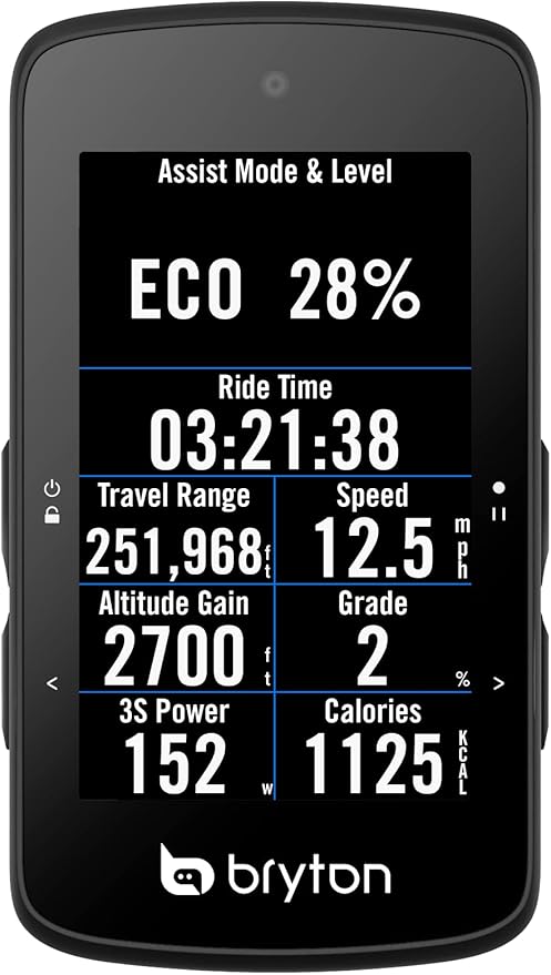 Bryton Rider 750SE GPS Bike/Cycling Computer. USA Version. Color Touchscreen, Pre-Loaded Maps, Online/Offline Navigation, Smart Trainer, Radar Support, 40hr Battery.