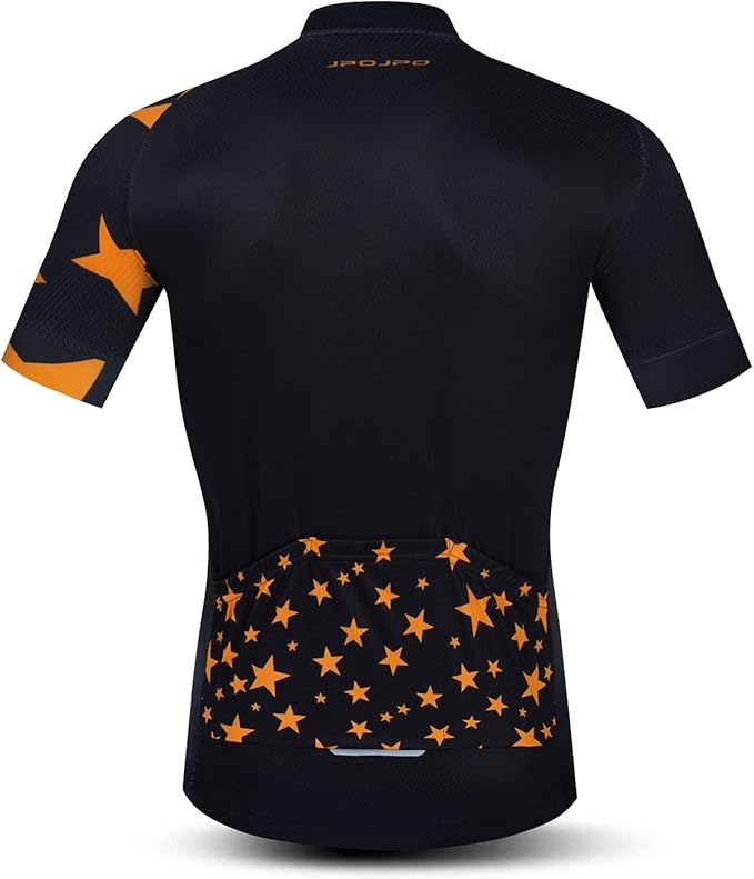 JPOJPO Men's Cycling Jersey Bike Shirt Short Sleeve MTB Summer Clothing Bicycle Tops Jacket S-3XL