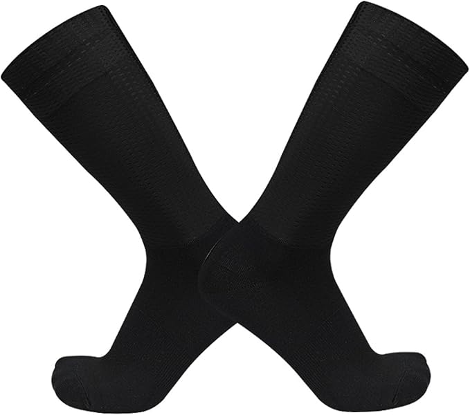 Aero Socks Cycling Men Women Mesh Fabric Breathable Sweat-Absorbing Silicone Non-Slip Cycling Aero Socks one size