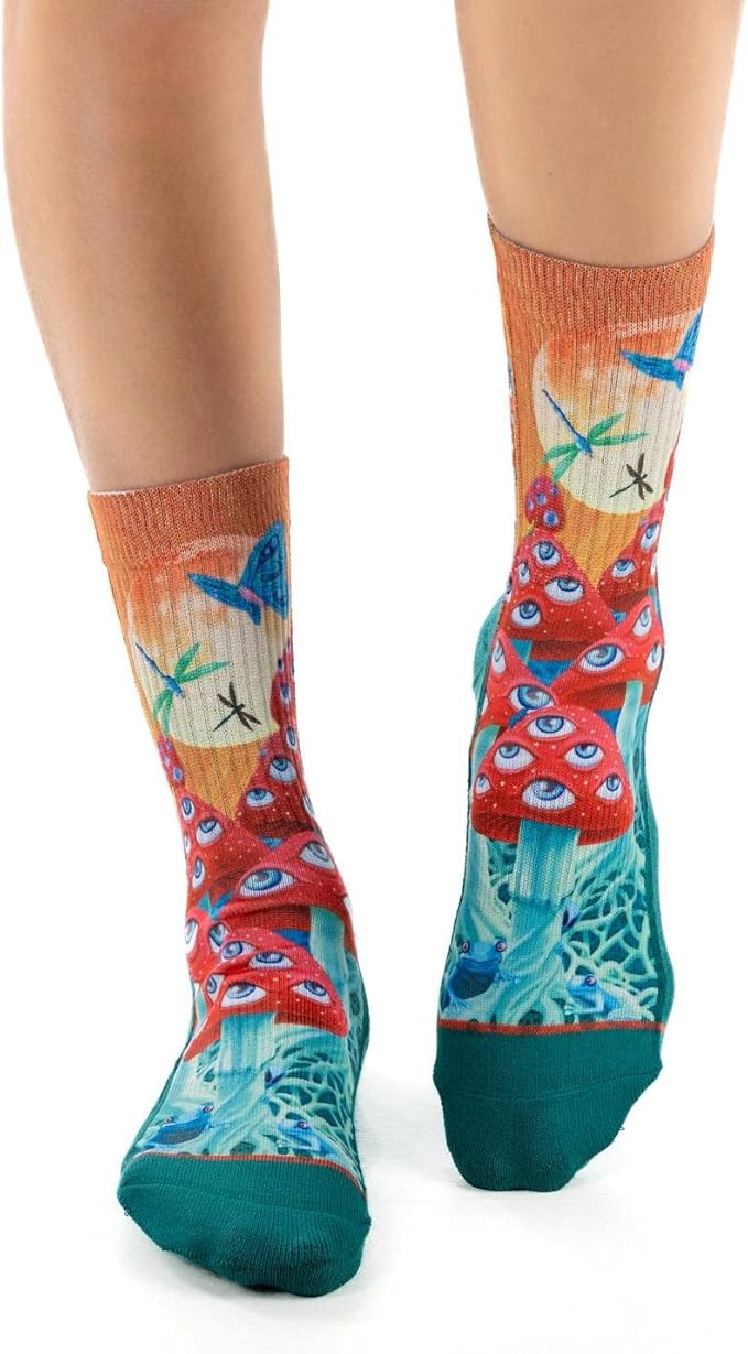 Good Luck Sock Novelty Crew Socks for Adults - For Men, Women and Teens