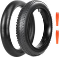 20x3.0(76-406) Electric Bike Tire 20 x 3 Fat eBike Tires 20 x 3 Bike Tires Heavy Duty High-Performance Wear-Resistant E-Bike Mountain Snow 20x3 Bicycle Tires，1/2 Tires 1/2 Tubes/ 2 Levers