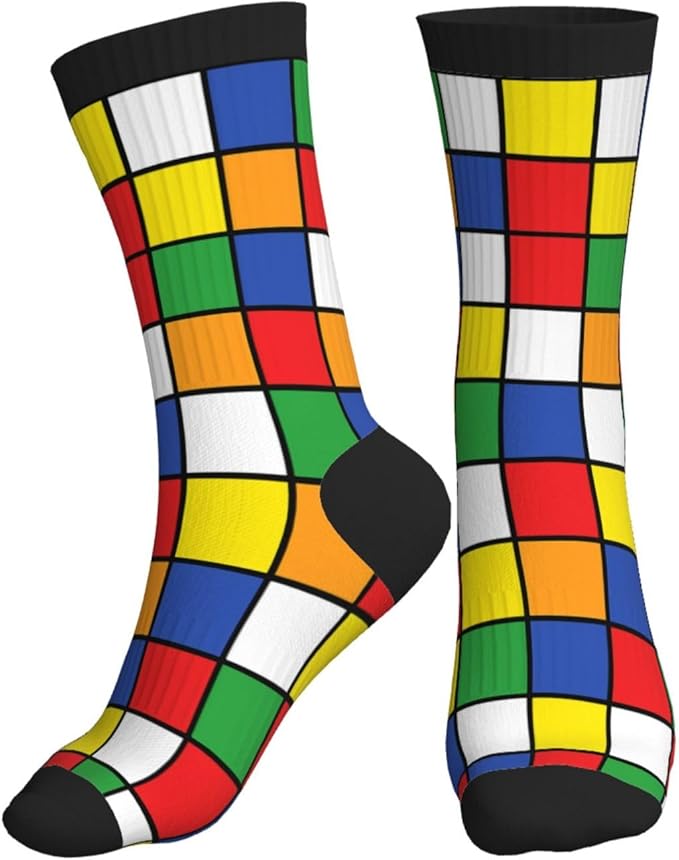Crew Athletic Socks Funny Crazy Casual Sports Novelty Dress Socks for Women Men Running Hiking