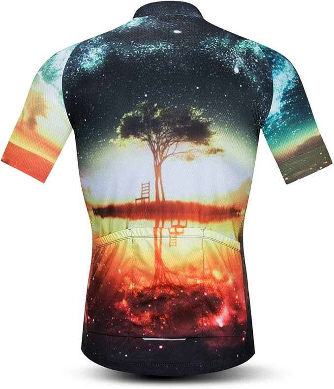 Men's Cycling Jerseys Summer Breathable Bicycle Shirts for Male Riding Clothing Quick Dry MTB Jersey