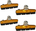 4PCS Premium Bike Brake Pads, Professional Mountain Bicycle V-Brake Pads, Bike Brake Blocks Kit