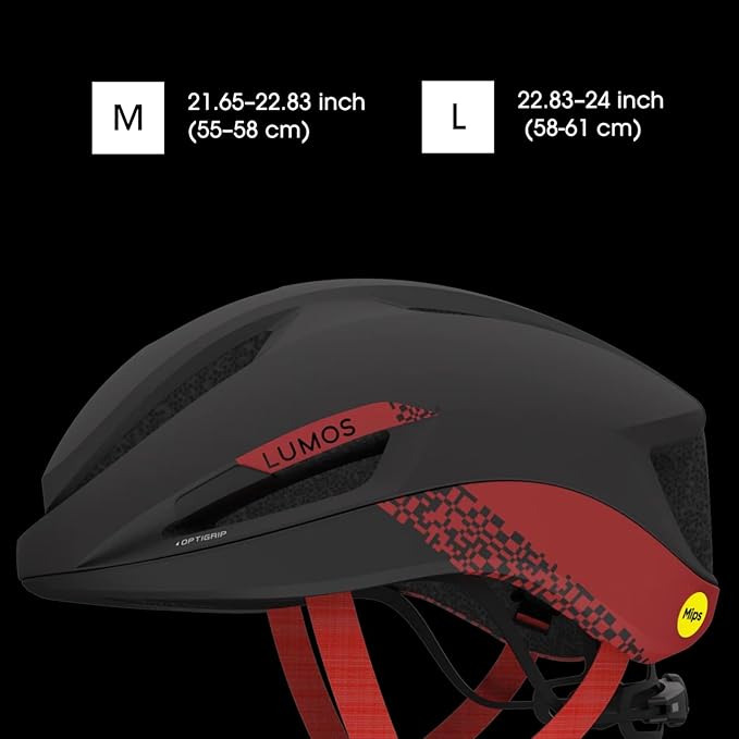 Aero GT Road Bike Helmet with Light | MIPS Lightweight Ventilation | Bicycle Helmets Commuter Cycling for Adults: Men, Women