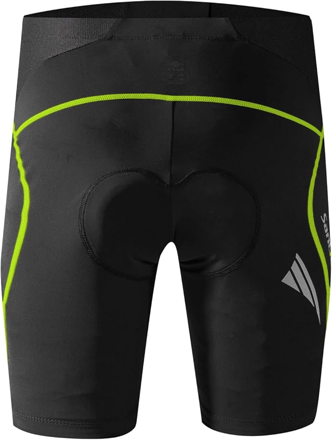 Santic Men's Cycling Shorts Padded Bicycle Riding Pants Bike Biking Clothes Cycle Wear Tights