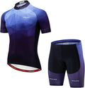 Hotlion Men's Cycling Jersey Set Summer Cycling Clothing Suit Pro Team Bike Clothes Road Biking Outfits Bicycle Kit for Men