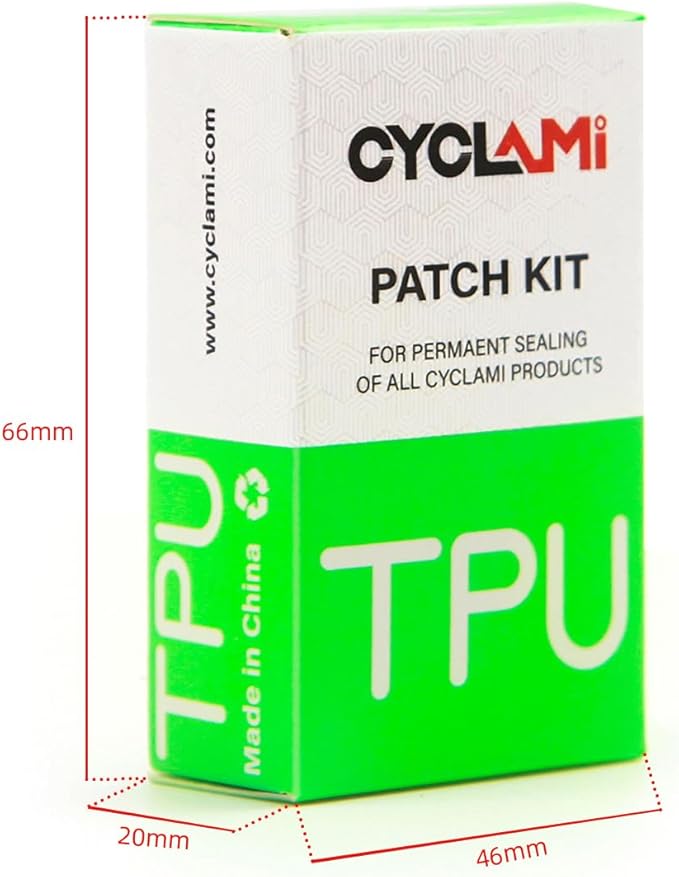 Bike Inner Tube Patch Kits, Bicycle Tire Repair Kit, 8 PCS Bike Patch Kit for Road and Mountain Bikes Tire Repair Kits (Suitable for TPU Inner Tubes)