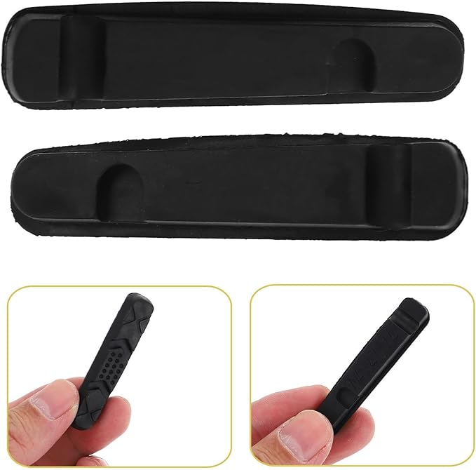 Folding Road Bike Brake Pads Set, Aluminum C-Rim Compatible, Wear-Resistant Silent Brake Blocks for Small Wheel Bicycles, 1 Pair Cycling Accessories for Urban and Commuter Use