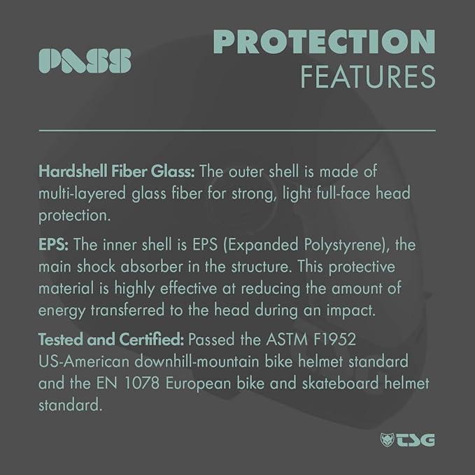 TSG - Pass Pro Full-face Helmet w/Two Visors | Performance Helmet for Downhill Skateboarding, E-Skating, E-Onewheeling, Longboarding | Compact, Aerodynamic | Scratch Proof Visor, Nose Ports, Anti Fog