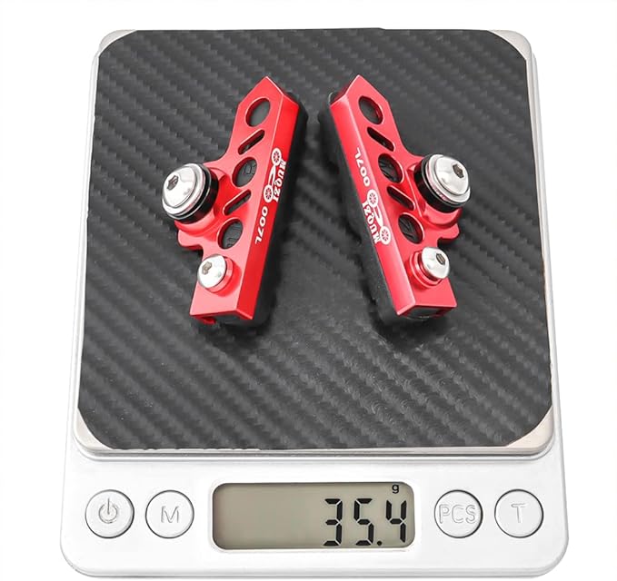 Bicycle C Caliper Extended Brake Pad (Set of 2) Bike Wear-Resistant Replaceable Aluminum Alloy Rim Brake for Road Bike,MTB,Folding Bike