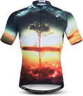 Men's Cycling Jerseys Summer Breathable Bicycle Shirts for Male Riding Clothing Quick Dry MTB Jersey