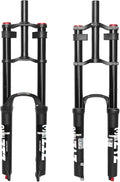 ZTZ 26/27.5/29 inch Mountain Bike Air Suspension Fork,Rebound Adjustment,180mm Travel,QR 9x100mm, 1-1/8 Straight Steerer, Ultralight Double Shoulder Design Front Fork for XC/AM MTB