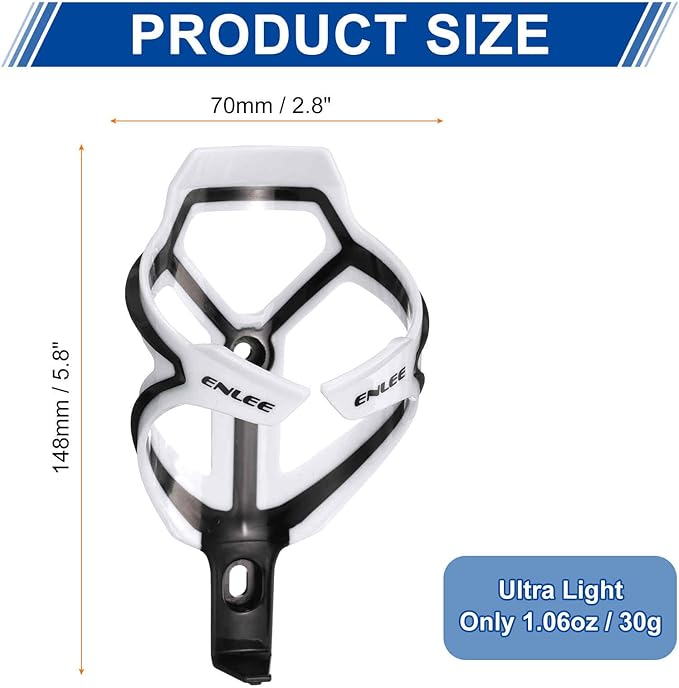 HARFINGTON Bicycle Water Bottle Holder Lightweight Bike Bottle Cages Cycling Cup Holder for MTB Road Gravel