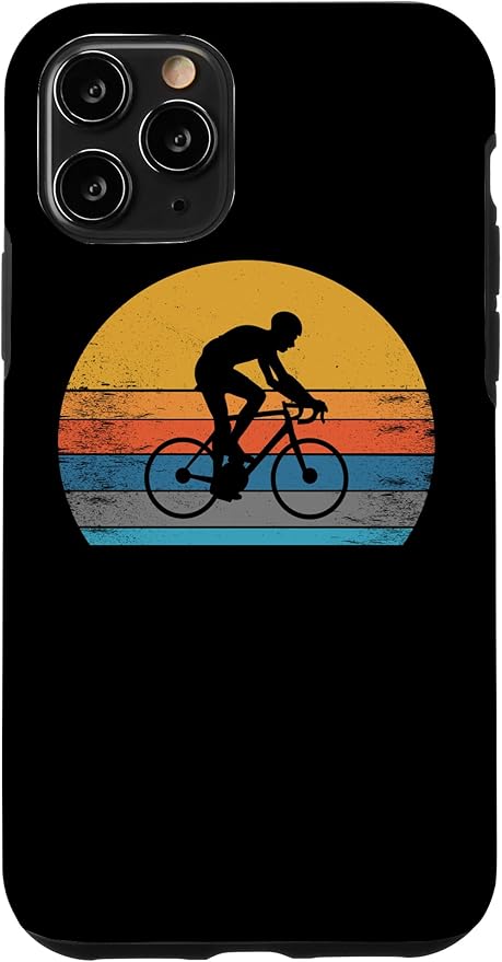 Racing Road Bike Vntage Cycling Riding Racing Bike Bicycle Case for iPhone 11 Pro