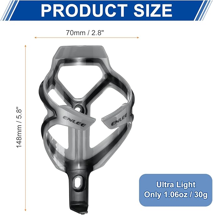 HARFINGTON Bicycle Water Bottle Holder Lightweight Bike Bottle Cages Cycling Cup Holder for MTB Road Gravel