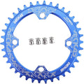 DJC Bike Chainring 104mm BCD Round/Oval MTB 104BCD 30T to 52T 7/8/9/10/11/12 Speed Narrow Wide Tooth Aluminum 7075 Super Lightweight 30T 32T 34T 36T 38T 40 42 DH XC Trail Fat Bike Ebike