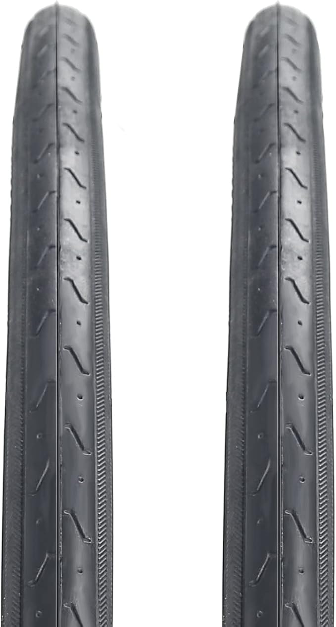 1 or 2 Pack 700X23C/25C/28C/35C Road Bike Tires with or Without 2 Inner Tubes Presta Valve and 2 levers for City Commuter Road Pavement Garden Trail Bike Tires
