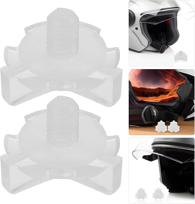 Motorcycle Helmet Visor Screw Kit Cycling Dirt Bike Helmet Replacement Screws with Washers for Off-road