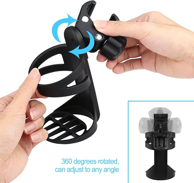 Accmor Universal Bike Water Bottle Holder for Large Bottles, Bike Water Bottle Cages Cup Holder Fits Most Bicycles, 2 Pack