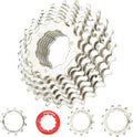CYSKY 8/9/10/11/12-Speed Cassette 11-25T/28T/32T/34T/36T/40T/42T/46T/50T/52T Bike Sprocket Freewheel Compatible with Shimano, Sram HG Hub, Fit for Mountain Bike, Road Bike, MTB Cassette