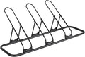 CyclingDeal Bike Rack Floor Parking Bike Stand for up to 6 Bicycles | Indoor, Home & Garage Storage Rack | Stable & Secure Bicycle Stand w/ Tire Grooves Up to 29", Holding Plates & Custom Spacing