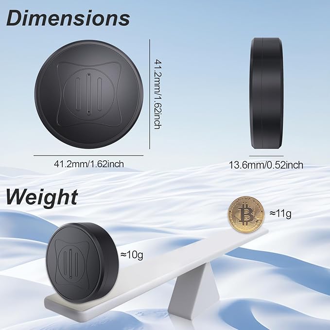 Mini GPS Tracker for Vehicles: Tracker Device for Vehicles No Subscription No Monthly Fee Car Tracker Device Hidden Magnetic Real-Time Tracking for Cars Dogs Kids (GF10-09)