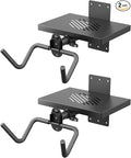 Bike Wall Mount, Bike Rack Garage Hanger, Bike Hanging Shelf, Store Your Helmet and Bike, for Garage and Home, 2 Pack