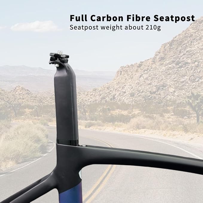 700C Road Bike Frameset 49/52/54/56/58cm Carbon Fiber Bikes Frame Thru Axle 100/142mm Disc Brake Frames Internal Routing