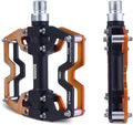 Bike Pedals 9/16" Lightweight Non-Slip Bicycle Platform Pedals - Fits Most Adult Bikes & Mountain Bikes &MTB, Road Bikes and Slip-Resistant Design