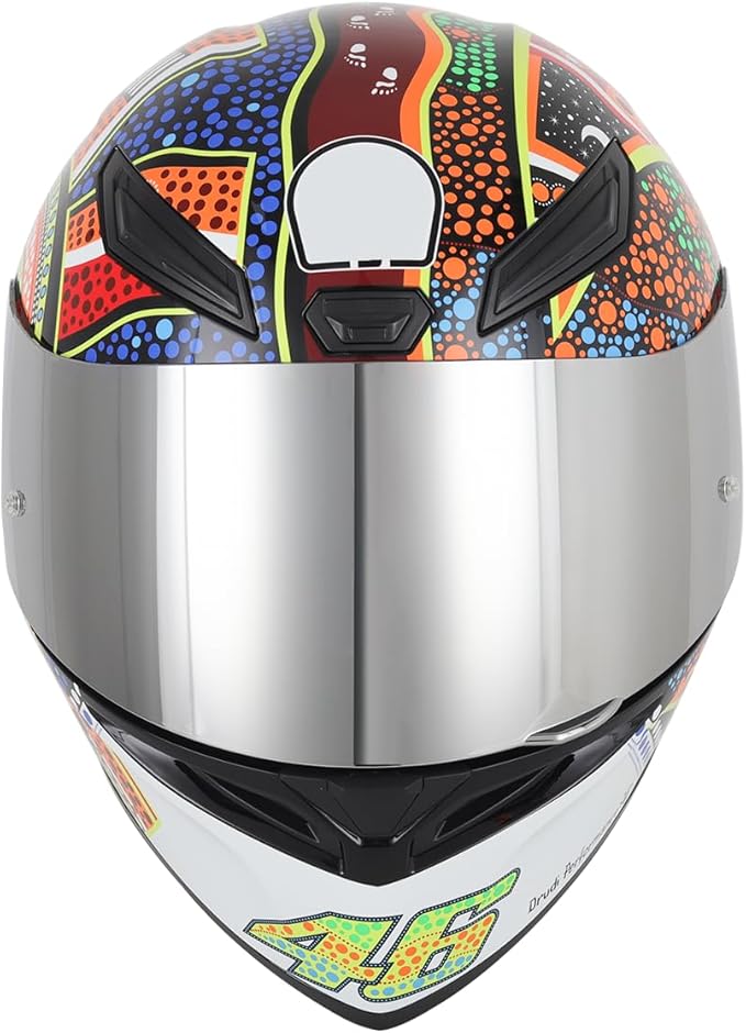 Soman K1 Helmet Visor Replacements, K1S Tinted Helmet Visor Compatible with K1 K1S K3SV K5 K5S UV Protection (Mirrored)