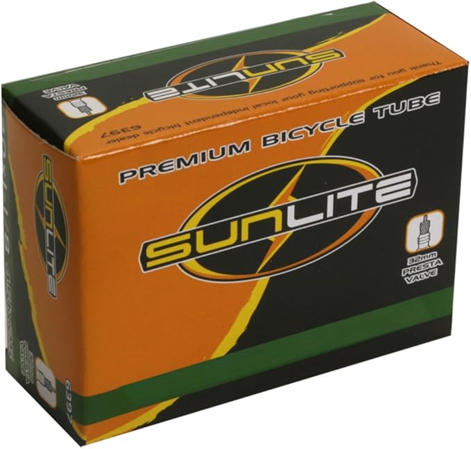 Sunlite Standard Presta Valve Bicycle Tubes