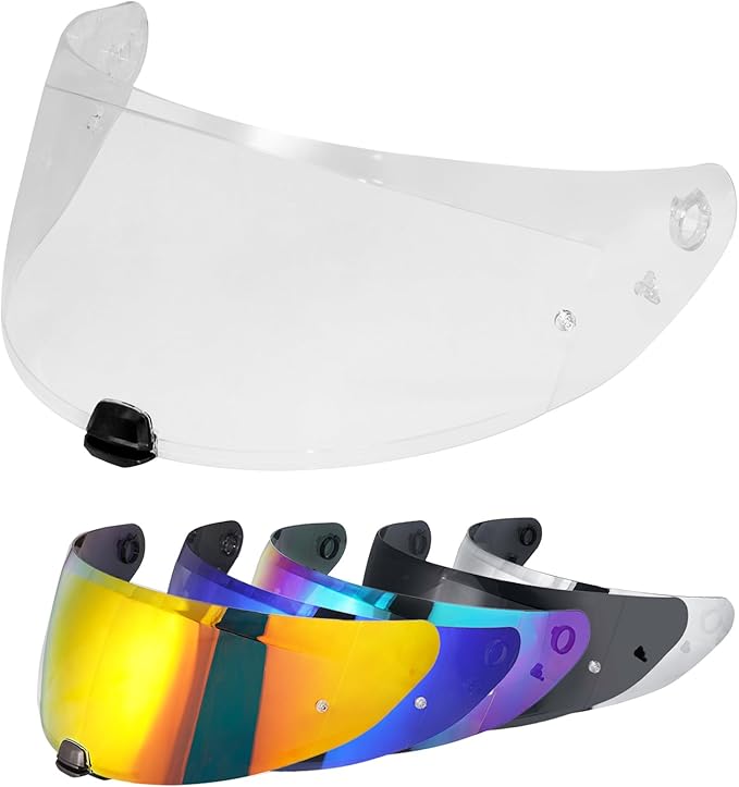 VCOROS I70 Helmet Visor Replacement Face Shield Accessories Compatible With HJ-31 I10 (Clear)