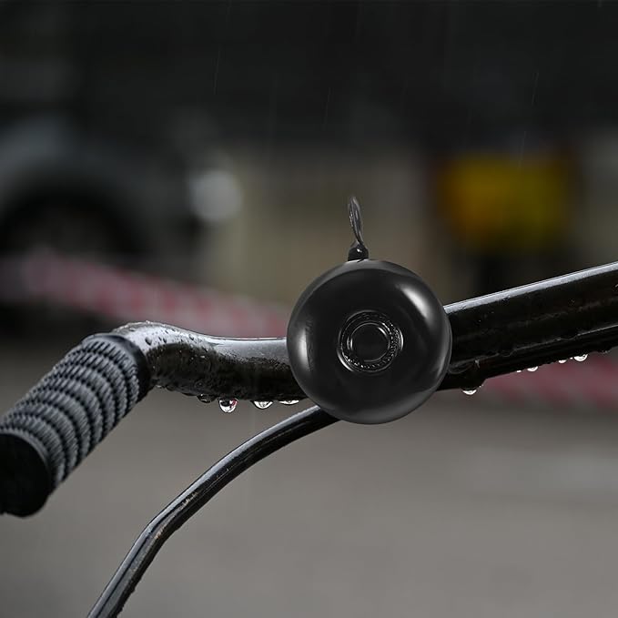 2pcs Vintage Bike Bells for Road Cycling, Black Metal Bicycle Ringing Bells, Portable and Practical Cycling Accessories for Adults