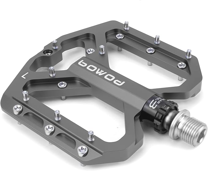 Bike Pedals 9/16" Lightweight Non-Slip Bicycle Platform Pedals - Fits Most Adult Bikes & Mountain Bikes &MTB, Road Bikes and Slip-Resistant Design
