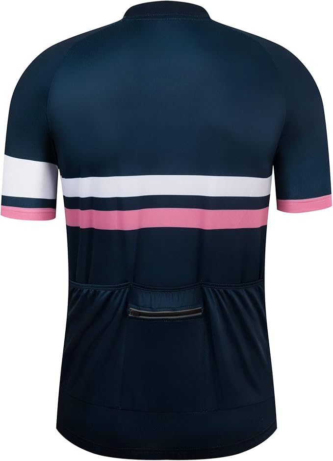 Coconut Ropamo CR Mens Cycling Jersey Short Sleeve Road Bike Shirt with 3+1 Zipper Pockets Breathable Quick Dry