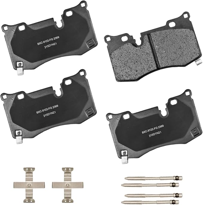 Bendix Premium SBC2369 Ceramic Rear Brake Pads for Chevrolet Corvette 2020, Corvette 2023-2022